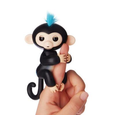 Cenocco Fingerspielzeug Happy Monkey Schwarz
