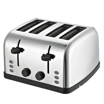 Daewoo SYM-1304: Breiter Toaster aus Edelstahl – 4 Schubladen, 4 Scheiben?