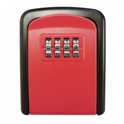 Herzberg HG-03817: Neue Intelligente, Wasserdichte, Schlüssellose Sicherheitsbox – Rot